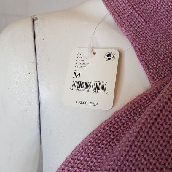 Free People Beach Orchid Convertible Tank Top Medium UK 12 Pink Knit Halter BN - Picture 5 of 10